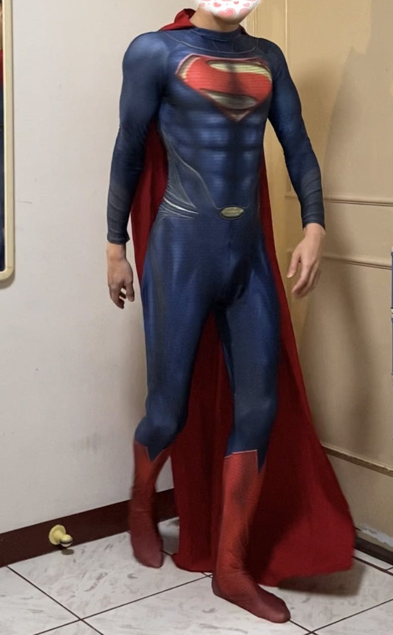 SuperHero Bodysuit: Superman Costume for Erotic Gay Cosplay- pridevoyageshop.com - gay men’s harness, lingerie and fetish wear
