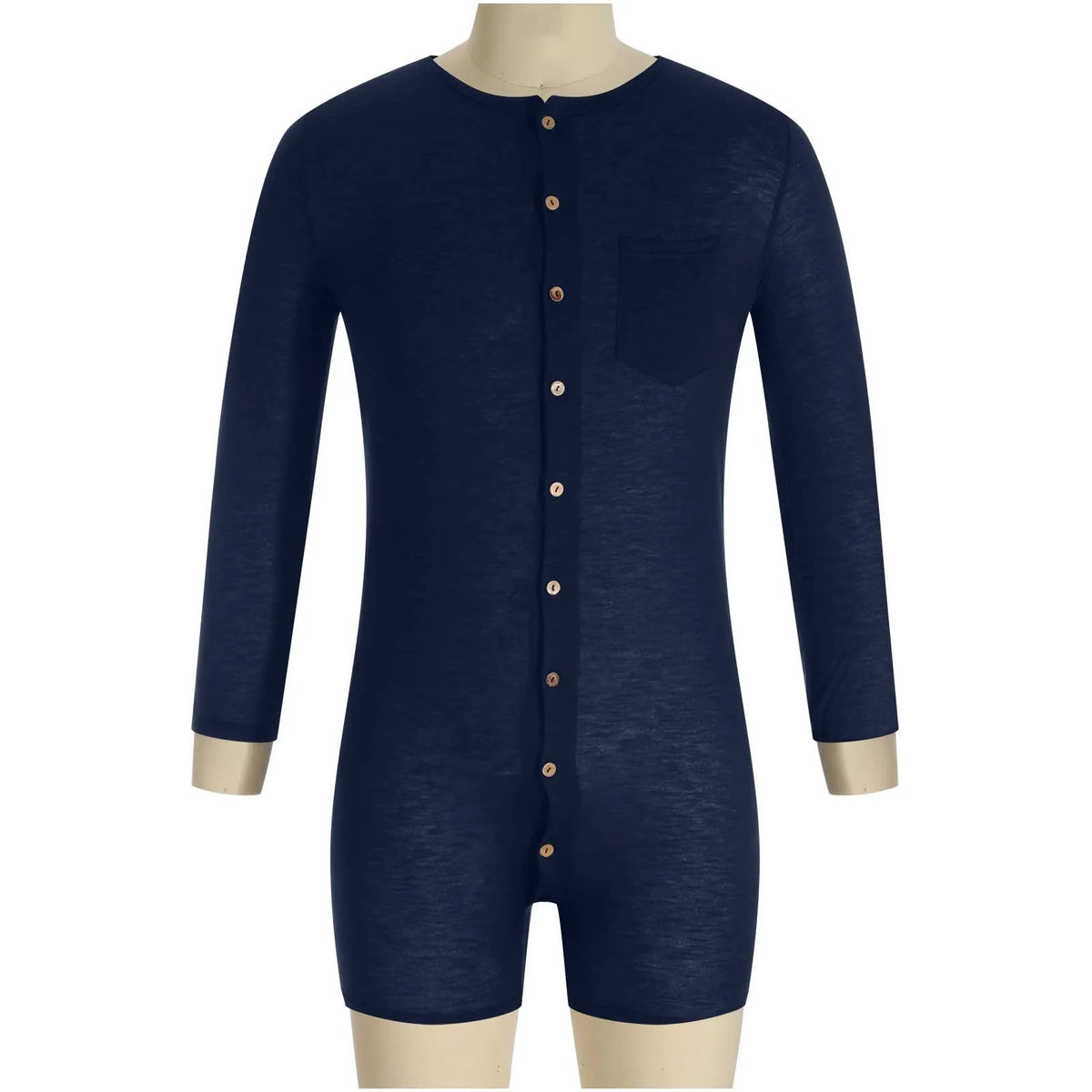 Leave It Open Long-Sleeve Onesie Pajamas for Gay Men