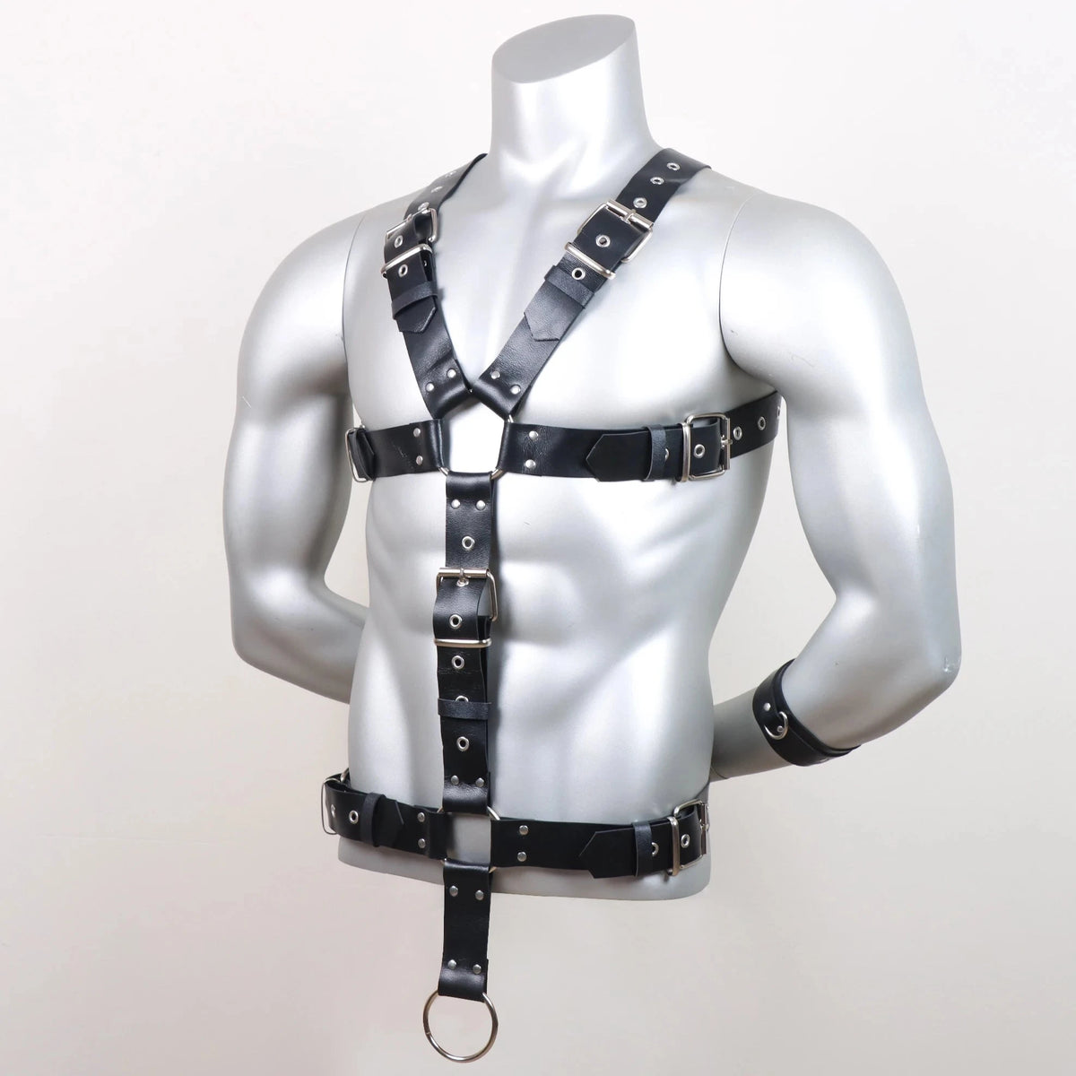 Command Cock Ring Body Harness - pridevoyageshop.com - gay men’s puppy play gear, lingerie, fishnet and fetish wear