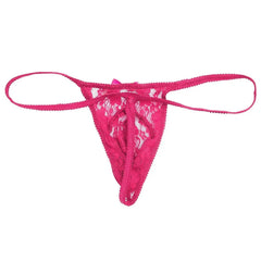 pink Men's Plus Size Desire Garden Lace Thong - pridevoyageshop.com - gay men’s bodystocking, lingerie, fishnet and fetish wear