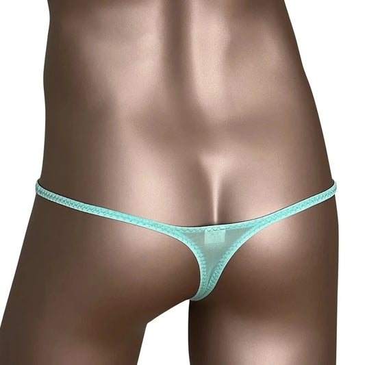 Men's See Throu Super Thin Thong for Well Endowed Men - pridevoyageshop.com - gay men’s underwear and swimwear