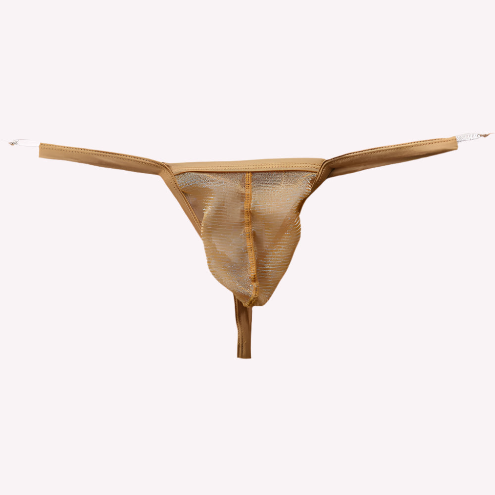 Men’s Shimmer Tease Sheer Thong