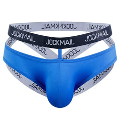 blue Jockmail Bondage Jockstrap - pridevoyageshop.com - gay men’s underwear and swimwear