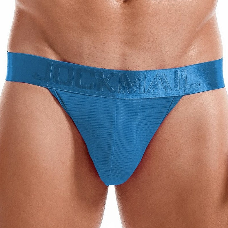 blue Jockmail Fiesta Rave Bikini Briefs | Gay Men Underwear- pridevoyageshop.com - gay men’s underwear and swimwear