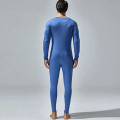 a hot daddy in blue Yes, Daddy Men Onesie Pajamas - pridevoyageshop.com - gay men pajamas, gay men loungewear, gay men sleepwear