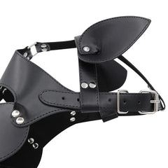 details of black Bentley Puppy Hood - pridevoyageshop.com - gay men’s underwear and swimwear