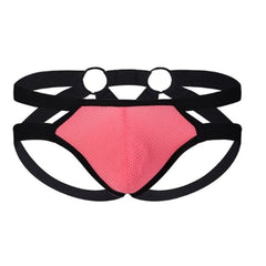 pink Gay Jockstrap: Bondage Jockstrap & Erotic Gay Lingerie- pridevoyageshop.com - gay men’s underwear and swimwear