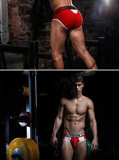 a hot gay man in Men's 98' Mesh Brief 5-Pack - pridevoyageshop.com - gay men’s underwear and swimwear