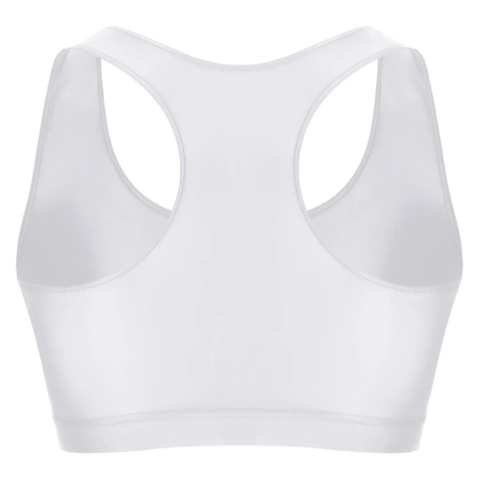 white Men's Glossy Sports Crop Top | Gay Crop Tops & Sports Wear - pridevoyageshop.com - gay crop tops, gay casual clothes and gay clothes store