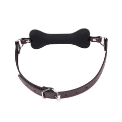 details of Puppy Treat Bone Gag - pridevoyageshop.com - gay men’s bodystocking, lingerie, fishnet and fetish wear