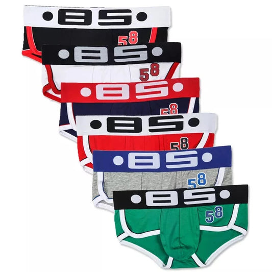 Men's 85 Collection Running Square Cut Boxer Briefs 6-Pack - pridevoyageshop.com - gay men’s underwear and swimwear