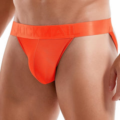 orange Jockmail Fiesta Rave Bikini Briefs | Gay Men Underwear- pridevoyageshop.com - gay men’s underwear and swimwear