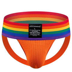 orange Gay Jockstrap: Designer Jock Strap & Gay Athletic Supporter- pridevoyageshop.com - gay men’s underwear and swimwear