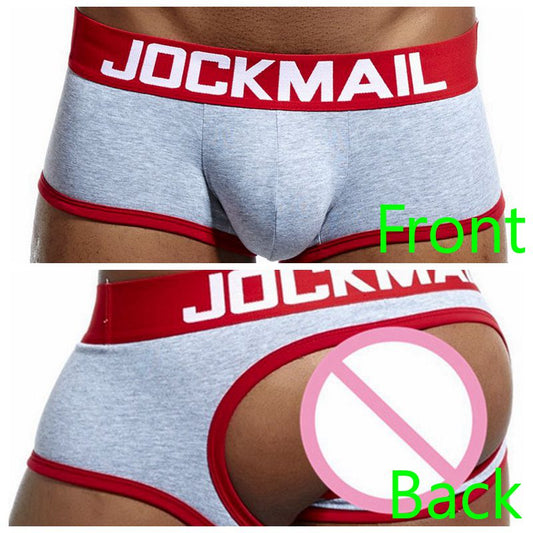 Jockmail gray backless trunks