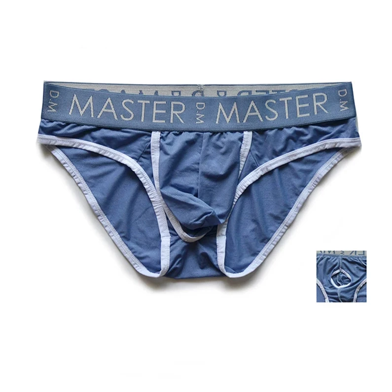 blue DM Mesh Master Briefs - pridevoyageshop.com - gay men’s thongs, boxers, briefs and jockstraps