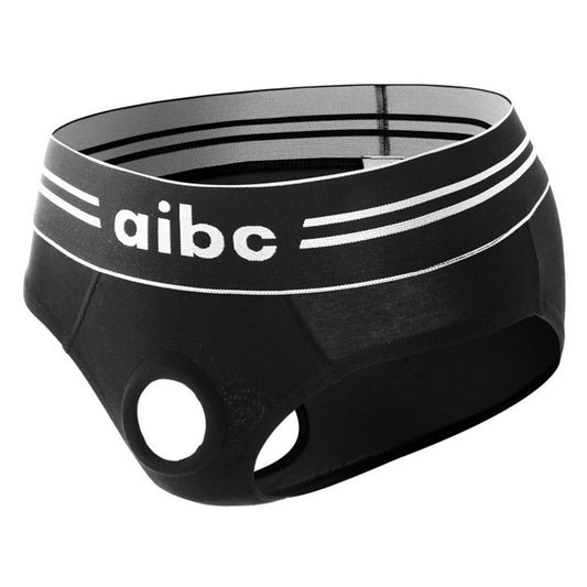 black Erotic No More Hiding Cock Ring Briefs | Gay Men Underwear- pridevoyageshop.com - gay men’s underwear and swimwear