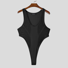 South Beach Deco Sheer Leotard
