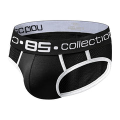 black Men's 85 Collection Mesh Briefs - pridevoyageshop.com - gay men’s underwear and swimwear