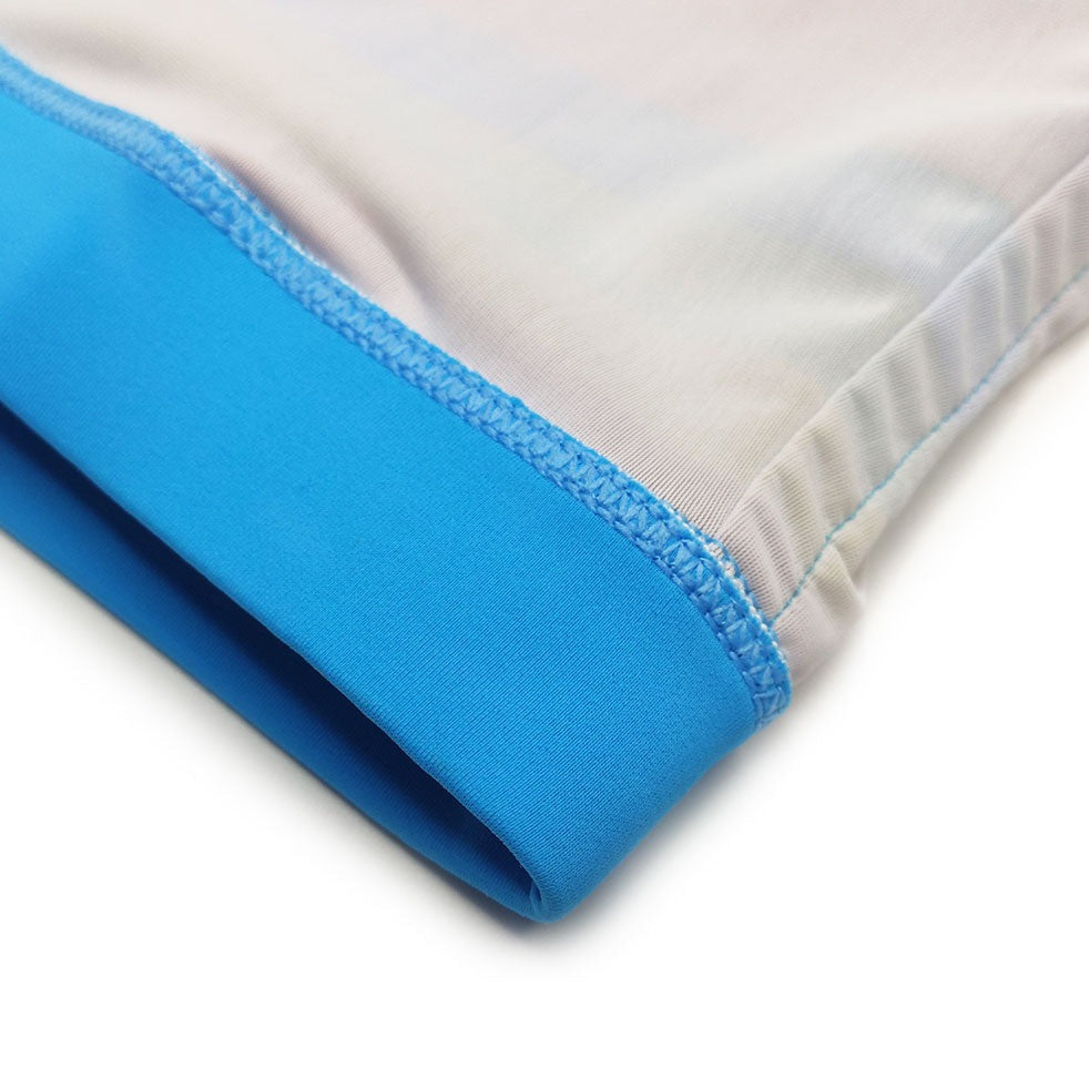 details of Gay Swimwear | Gay Men's Rainbow Drawstring Swim Trunks - pridevoyageshop.com - gay men’s underwear and swimwear