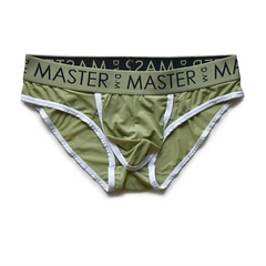 green DM Mesh Master Briefs - pridevoyageshop.com - gay men’s thongs, boxers, briefs and jockstraps