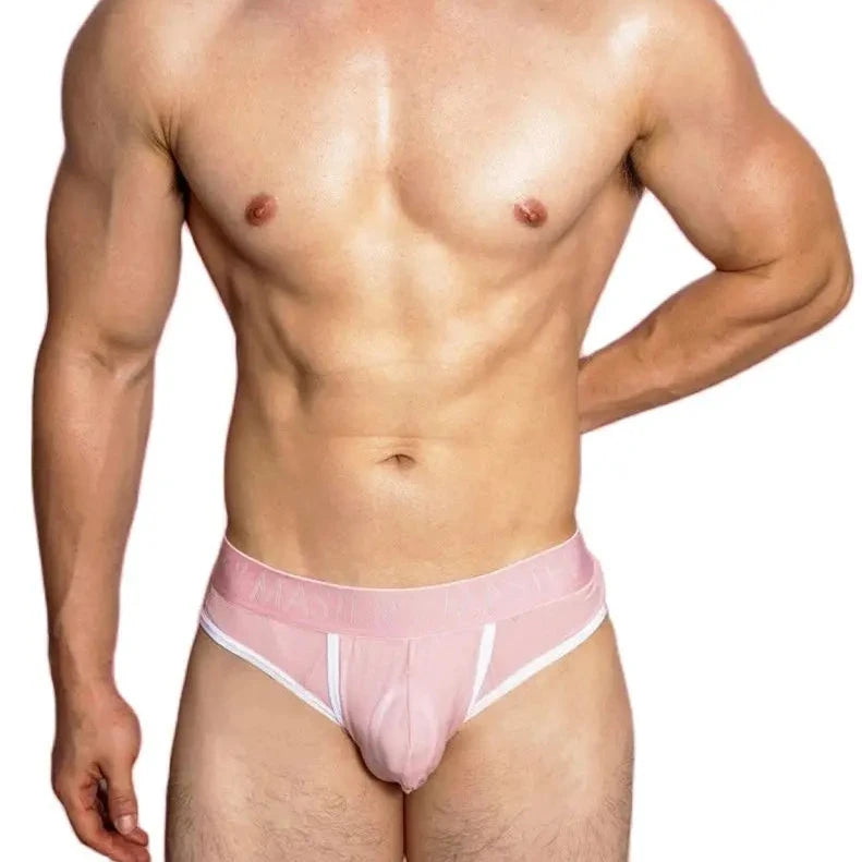 a hot man in pink DM Mesh Master Briefs - pridevoyageshop.com - gay men’s thongs, boxers, briefs and jockstraps