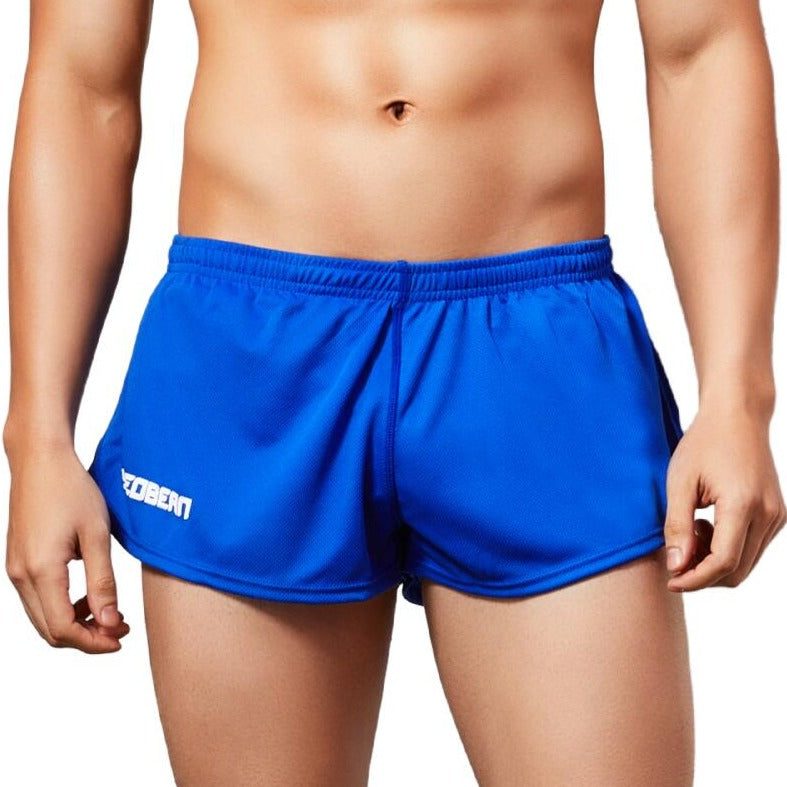 sexy gay man in blue Seobean Men's Quick Dry Running Shorts | Gay Shorts - Men's Activewear, gym short, sport shorts, running shorts- pridevoyageshop.com
