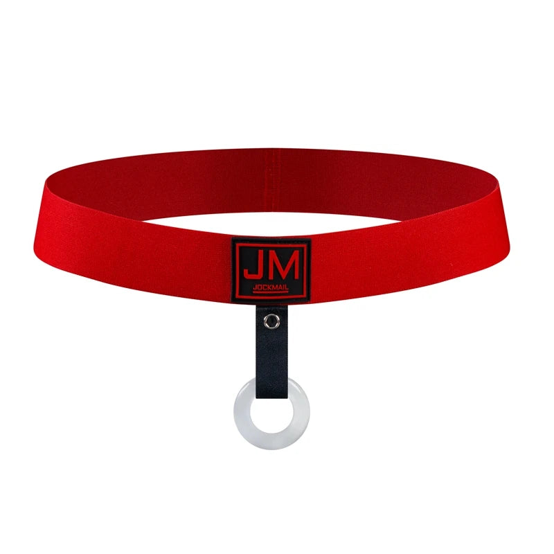 red JOCKMAIL Cock Ring Jockstrap - pridevoyageshop.com - gay men’s underwear and swimwear