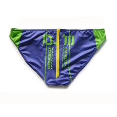 a sexy gay men in purple DM Take It Bitch Open Butt Zipper Briefs - pridevoyageshop.com - gay men’s underwear and activewear