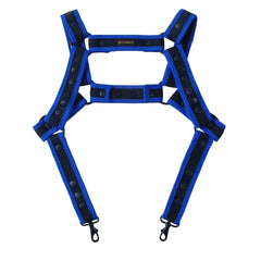 blue Pulse Suspender Harness -pridevoyageshop.com - gay men’s harness, lingerie and fetish wear