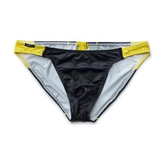 black DM Take It Bitch Open Butt Zipper Briefs - pridevoyageshop.com - gay men’s underwear and activewear