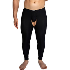 a hot man in black DM Exhibition Tights - pridevoyageshop.com - gay men’s thights, leggings, and long underwear