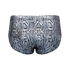 Silver Men’s Venom Lust Swim Briefs with Pad - pridevoyageshop.com - gay men’s sexy swim briefs, trunks, board shorts, and bikinis