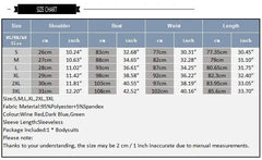 Size chart of Men’s Ace Contrast-Trim Bodysuit – pridevoyageshop.com – gay men’s harness, lingerie and fetish wear