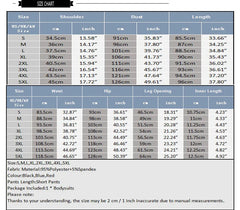 Size chart of Men’s Legacy 23 Varsity Zip Bodysuit – pridevoyageshop.com – gay men’s harness, lingerie and fetish wear