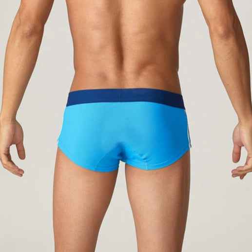 Sky Blue SOBEAN Soft Cage Boxer Briefs - pridevoyageshop.com - gay men’s thongs, boxers, briefs and jockstraps