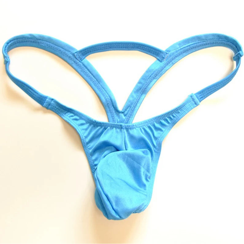 Sky blue Men’s Slingshot Seduction Thong - pridevoyageshop.com - gay men’s thongs, boxers, briefs and jockstraps