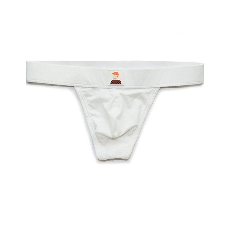 White DM Men’s Uniform Patch Thong - pridevoyageshop.com - gay men’s thongs, boxers, briefs and jockstraps