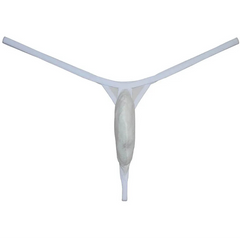 White Men’s Micro Grip Thong - pridevoyageshop.com - gay men’s thongs, boxers, briefs and jockstraps
