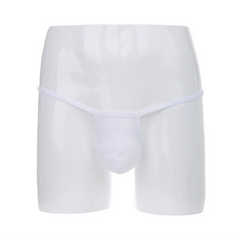 White Men’s Net Bait Mesh Briefs - pridevoyageshop.com - gay men’s thongs, boxers, briefs and jockstraps