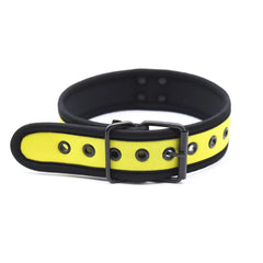 yellow Gay Men's Puppy Collar - pridevoyageshop.com - gay men’s bodystocking, lingerie, fishnet and fetish wear