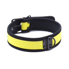 yellow Gay Men's Puppy Collar - pridevoyageshop.com - gay men’s bodystocking, lingerie, fishnet and fetish wear