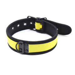 yellow Gay Men's Puppy Collar - pridevoyageshop.com - gay men’s bodystocking, lingerie, fishnet and fetish wear