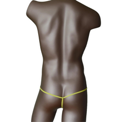 Yellow Men's Beyond Bare Thongs - pridevoyageshop.com - gay men’s thongs, boxers, briefs and jockstraps