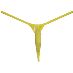 Yellow Men’s Micro Grip Thong - pridevoyageshop.com - gay men’s thongs, boxers, briefs and jockstraps