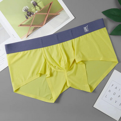 Yellow Men’s Ultra Light Mesh Boxer - pridevoyageshop.com - gay men’s thongs, boxers, briefs and jockstraps