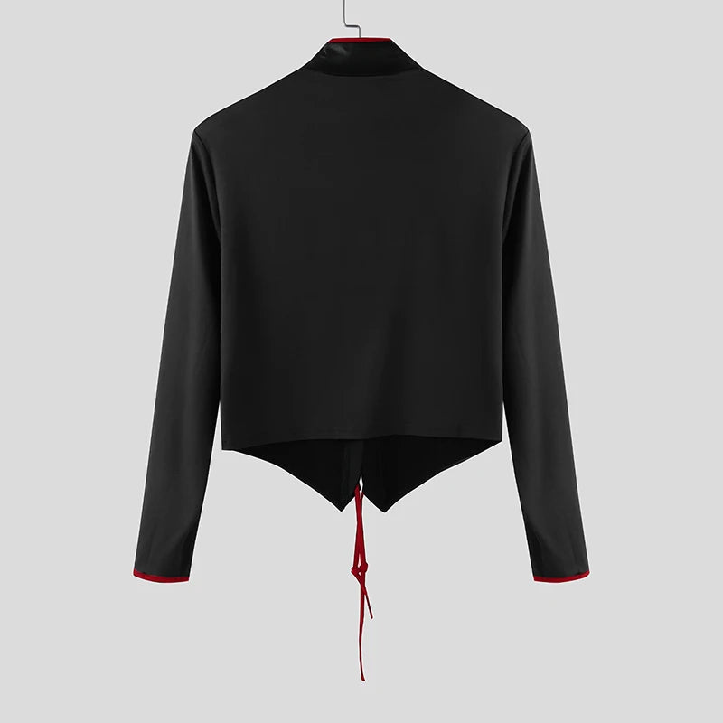 a flat lay of Black Heartbreaker Corset Top - pridevoyageshop.com - gay men's fashion, clubwear, party outfit
