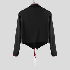 a flat lay of Black Heartbreaker Corset Top - pridevoyageshop.com - gay men's fashion, clubwear, party outfit
