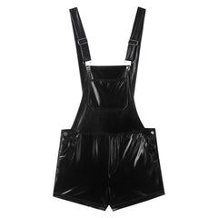 a flat lay of Black P-Town Party Shortalls - pridevoyageshop.com - gay men's fashion, clubwear, party outfit
