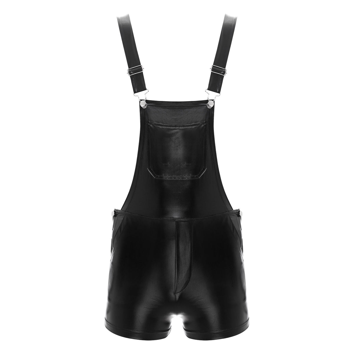 a flat lay of Black P-Town Party Shortalls - pridevoyageshop.com - gay men's fashion, clubwear, party outfit

