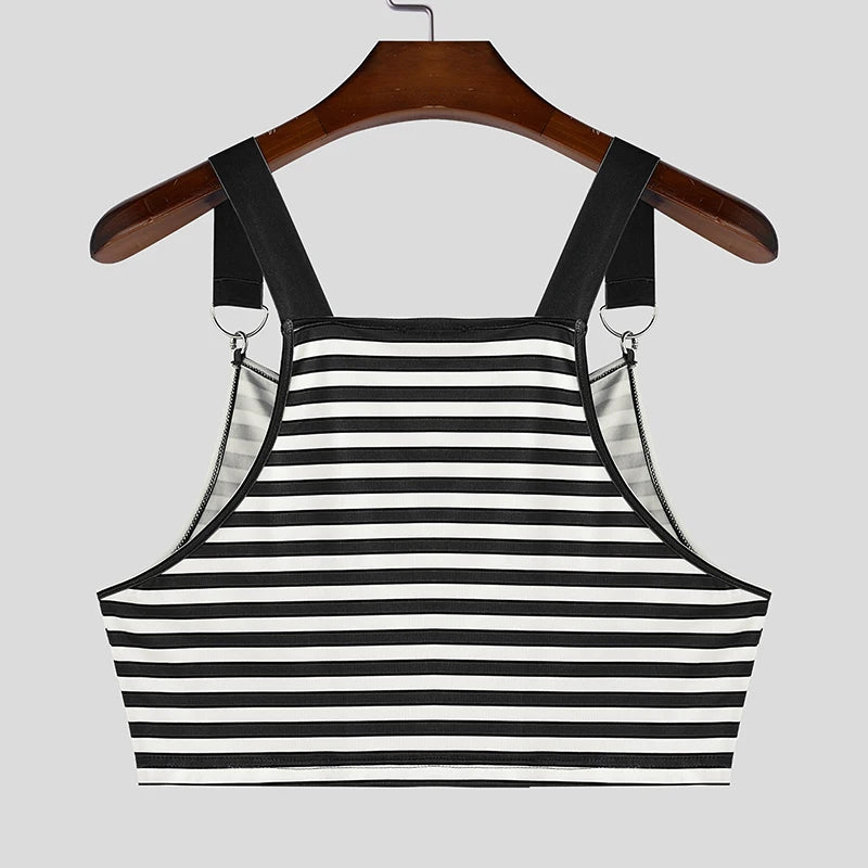 a flat lay of Black Sailor Flirt Suspender Crop - pridevoyageshop.com - gay men's fashion, clubwear, party outfit
